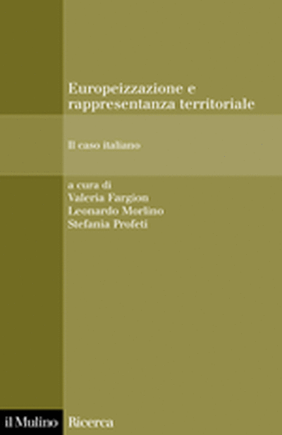 Copertina Europeizzazione e rappresentanza territoriale