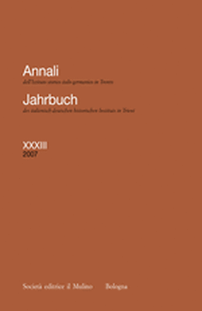 Cover Annali XXXIII, 2007
